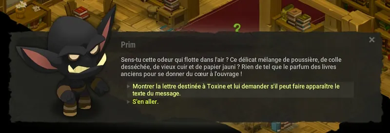quête Sombres desseins