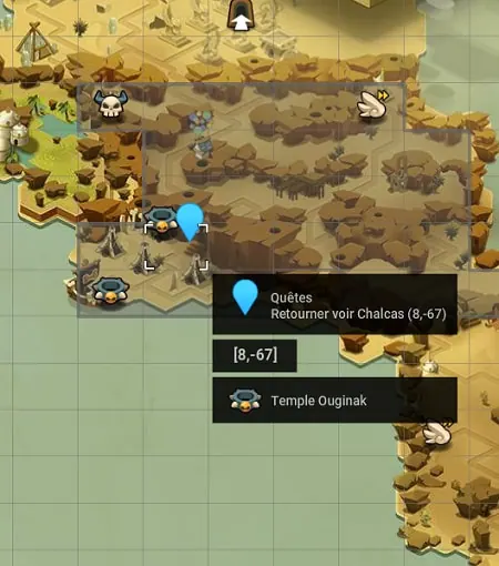 quête Le piège se referme dofus