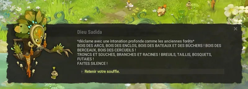 quête Flovoraison dofus