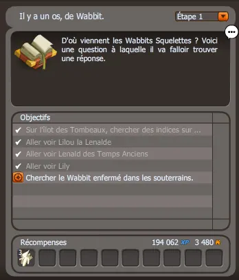 Il y a un os de Wabbit