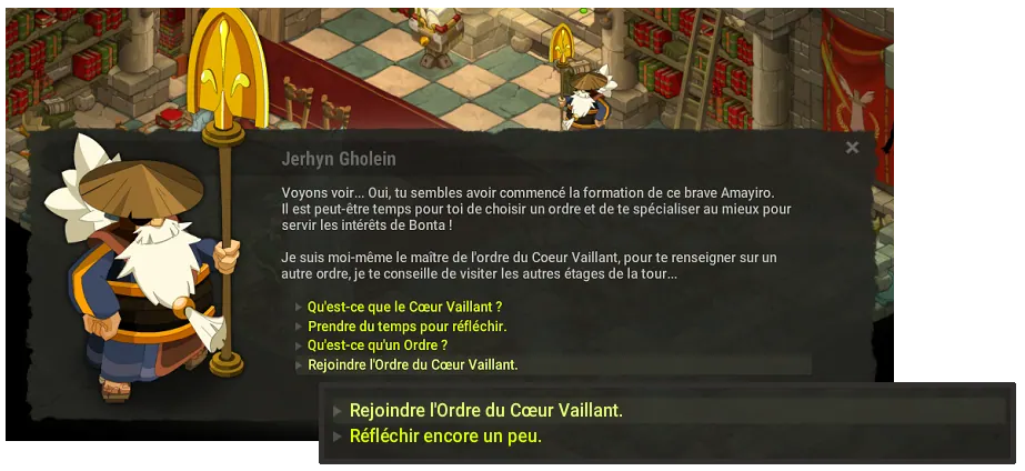 Apprentissage : Disciple de Ménalt