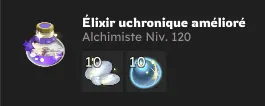 les anomalies temporelles dofus élixir uchronique