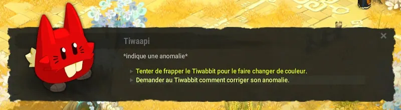quête Simulation de Tiwaapi