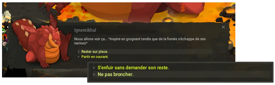 quête Dans la gueule du dragon