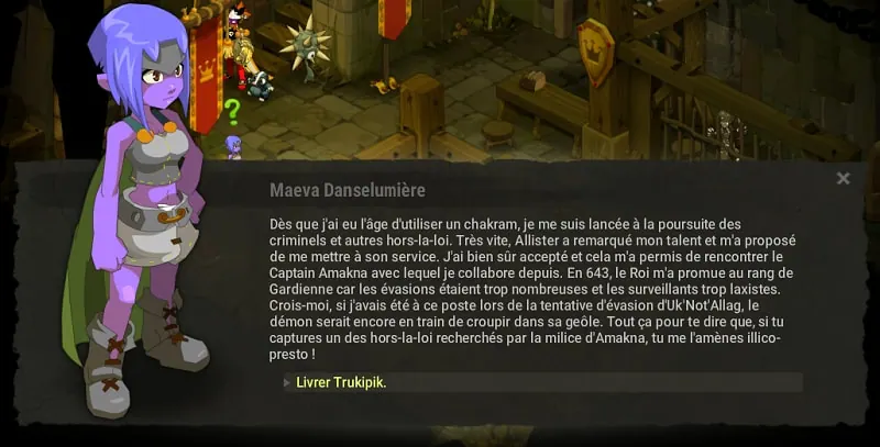 Avis de recherche Trukipik dofus
