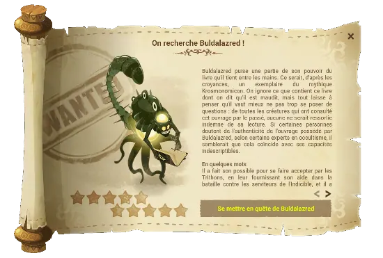 Avis de recherche Buldalazred​