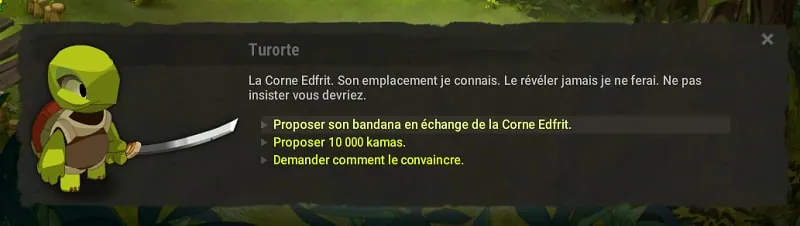 Une Corne Edfrit sans sel