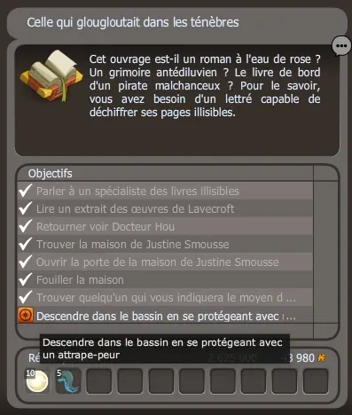 Celle qui glougloutait dans les ténèbres
