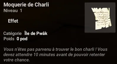 quête Charli et la Chocolaterie