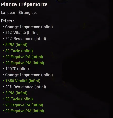 Le héros de Plantes contre Trépamorts dofus