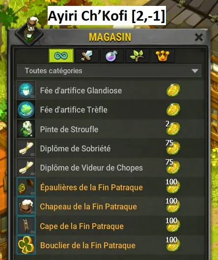 fin patraque dofus