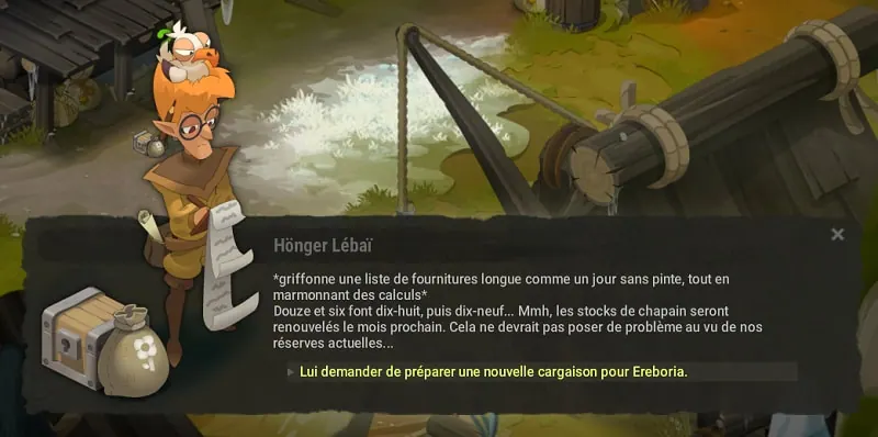quête Un événement inattendu dofus