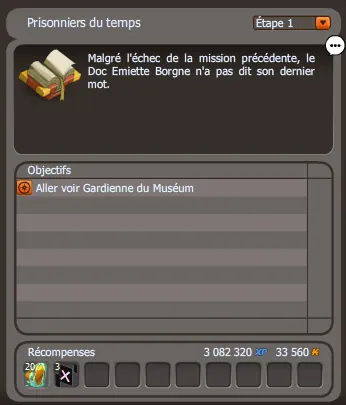 Prisonniers du temps xelorium