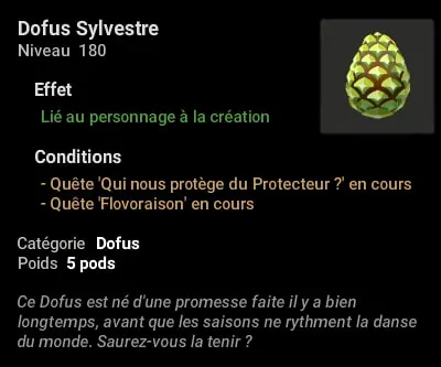 quête Flovoraison dofus
